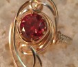 Garnet Cocktail Ring 02
